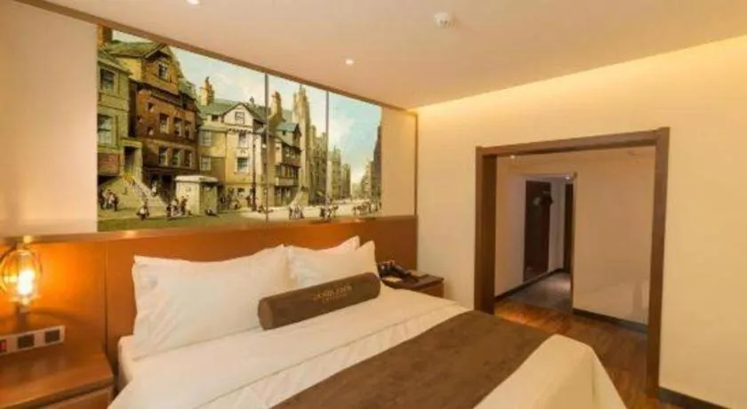 Bed in James Joyce Coffetel Beijing Qianmen Branch