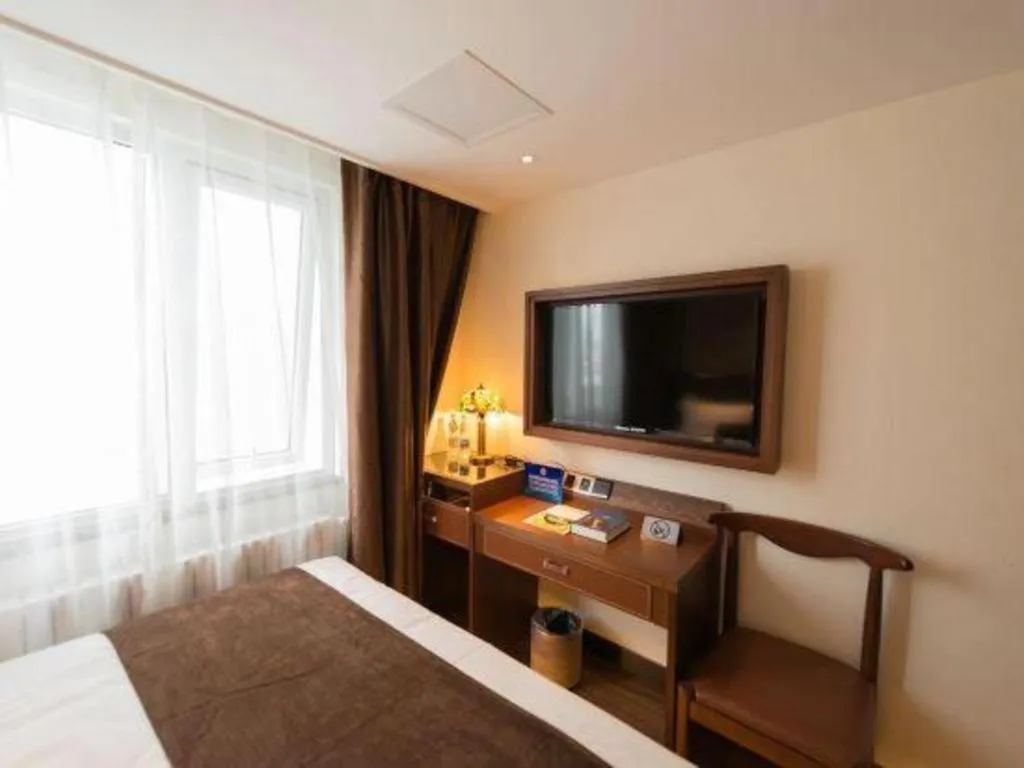 Bed in James Joyce Coffetel Beijing Qianmen Branch