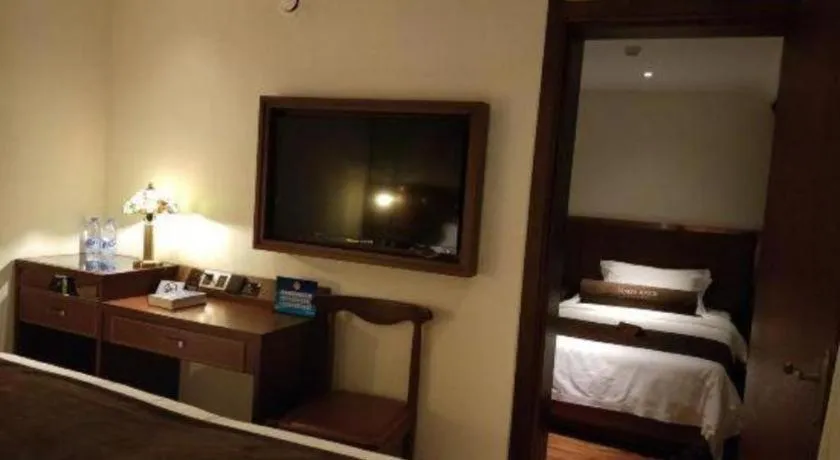 Bed in James Joyce Coffetel Beijing Qianmen Branch