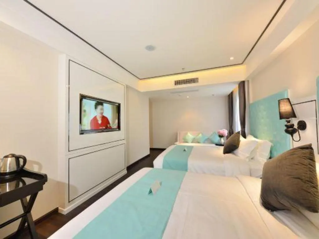 Bed in Xana Hotelle Guangzhou Tiyuxi Road Metro Station Branch