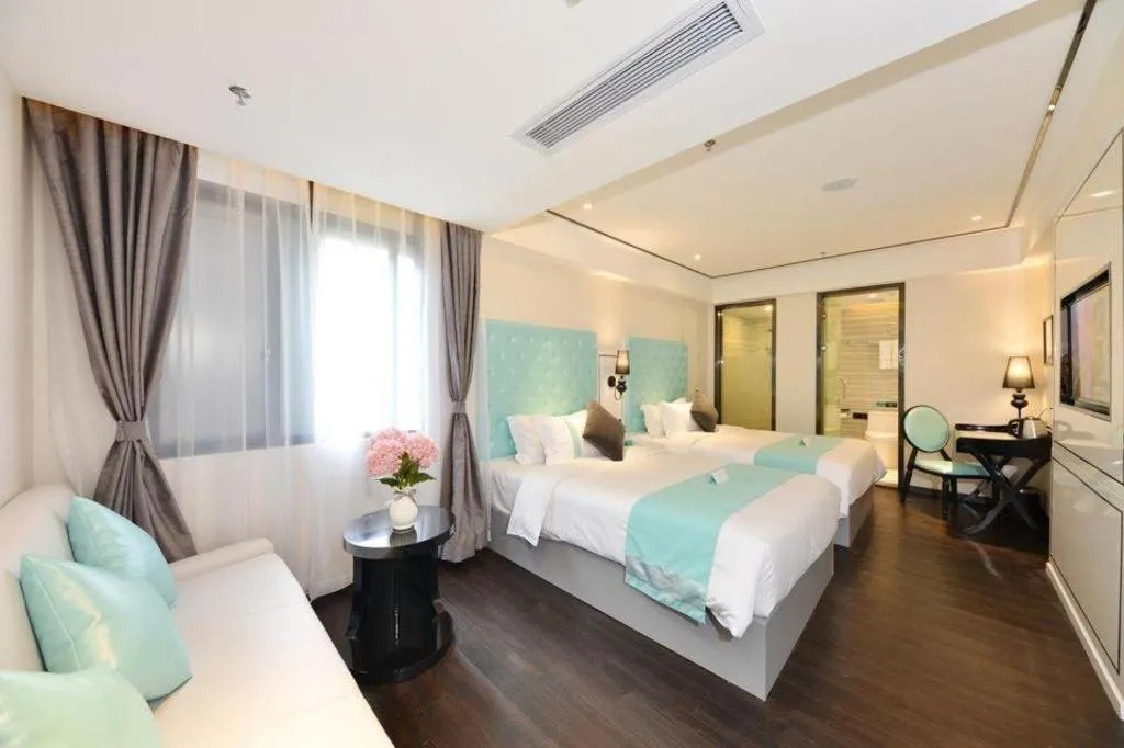 Bed in Xana Hotelle Guangzhou Tiyuxi Road Metro Station Branch