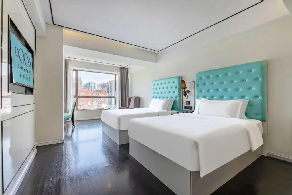 Bed in Xana Lite Guangzhou Shixi Metro Station