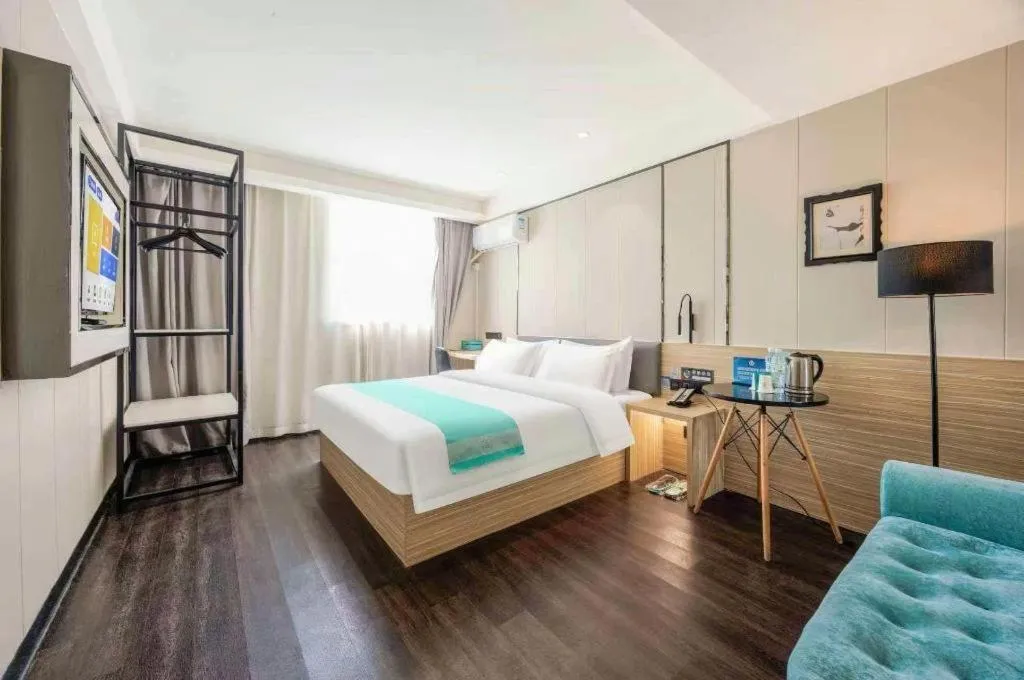 Bed in Xana Lite Beijing Liangxiang University City Branch