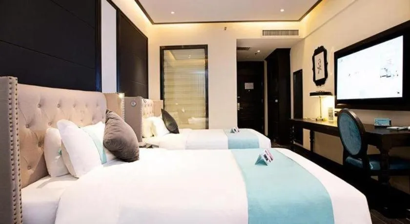 Bed in Xana Hotelle Zhengzhou Guoji Branch