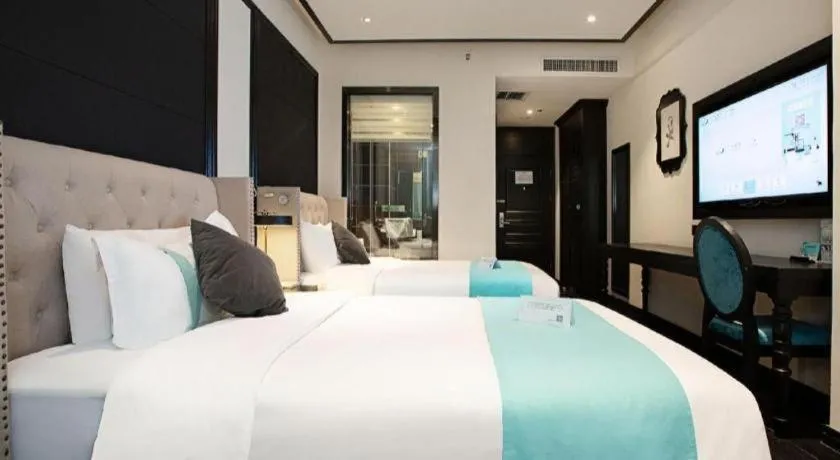 Bed in Xana Hotelle Zhengzhou Guoji Branch