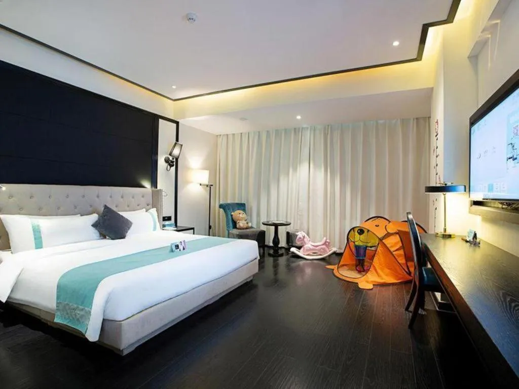 Bed in Xana Hotelle Zhengzhou Guoji Branch