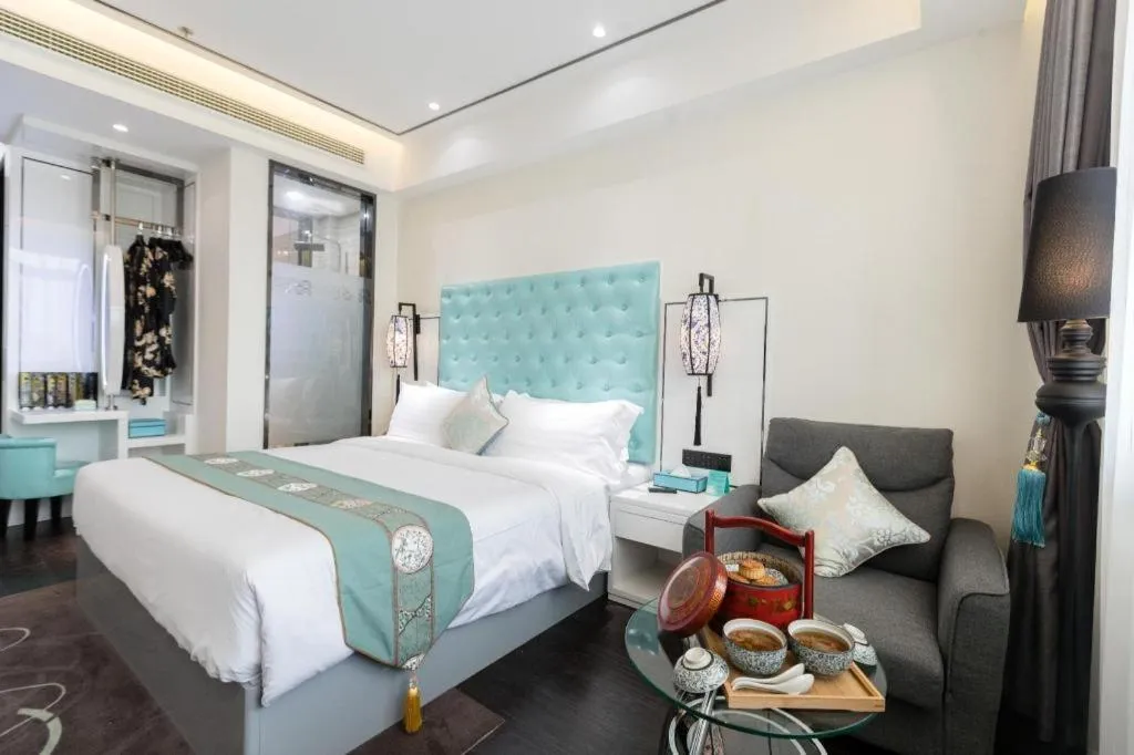 Bed in Xana Hotelle Xi'an GONG IP South Gate of Zhonglou