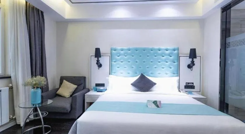 Bed in Xana Hotelle Xi'an GONG IP South Gate of Zhonglou