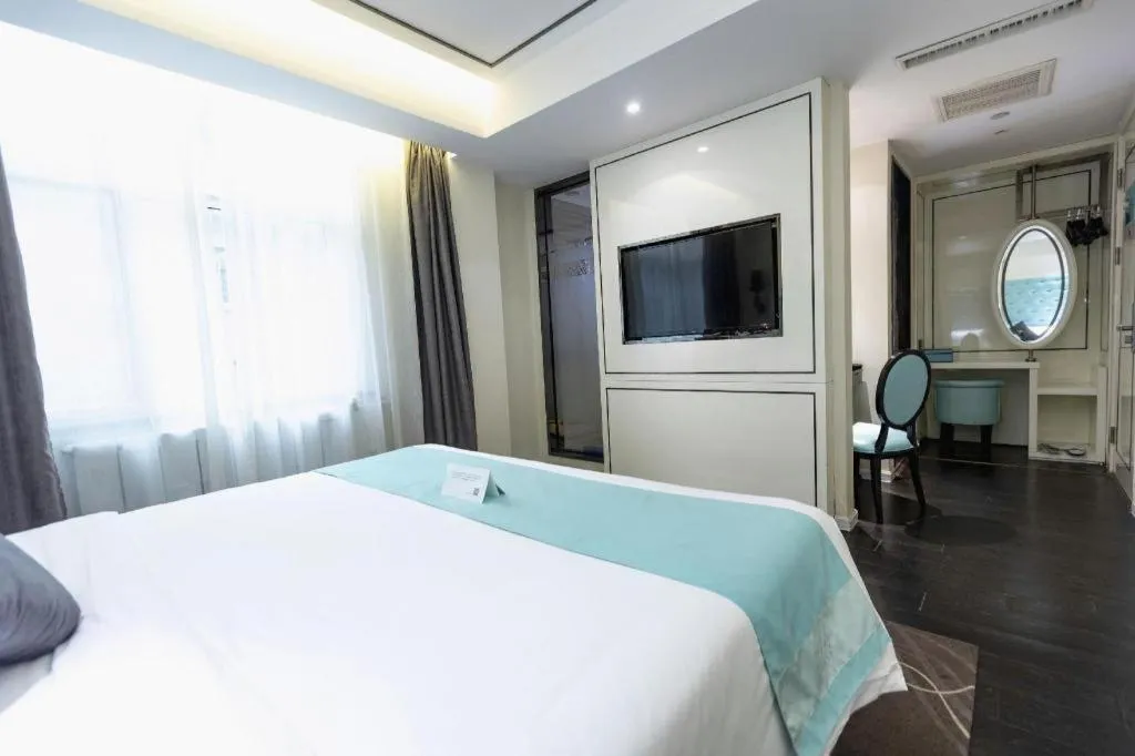 Bed in Xana Hotelle Xi'an GONG IP South Gate of Zhonglou