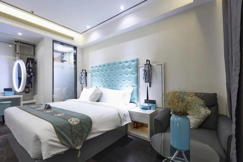 Bed in Xana Hotelle Xi'an GONG IP South Gate of Zhonglou