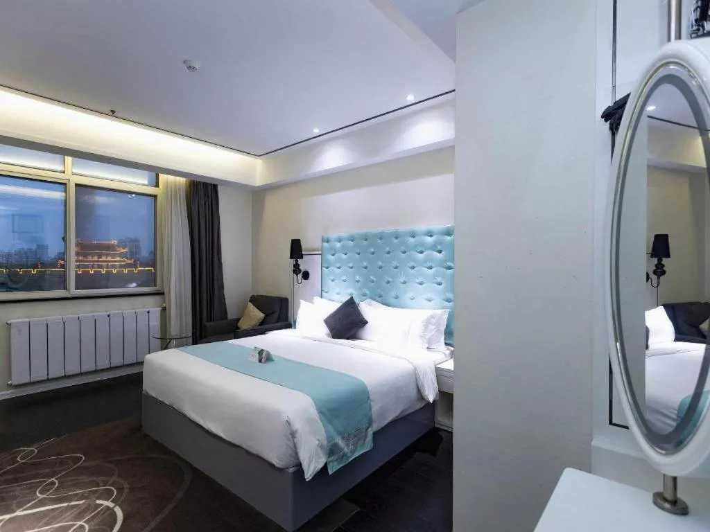 Bed in Xana Hotelle Xi'an GONG IP South Gate of Zhonglou