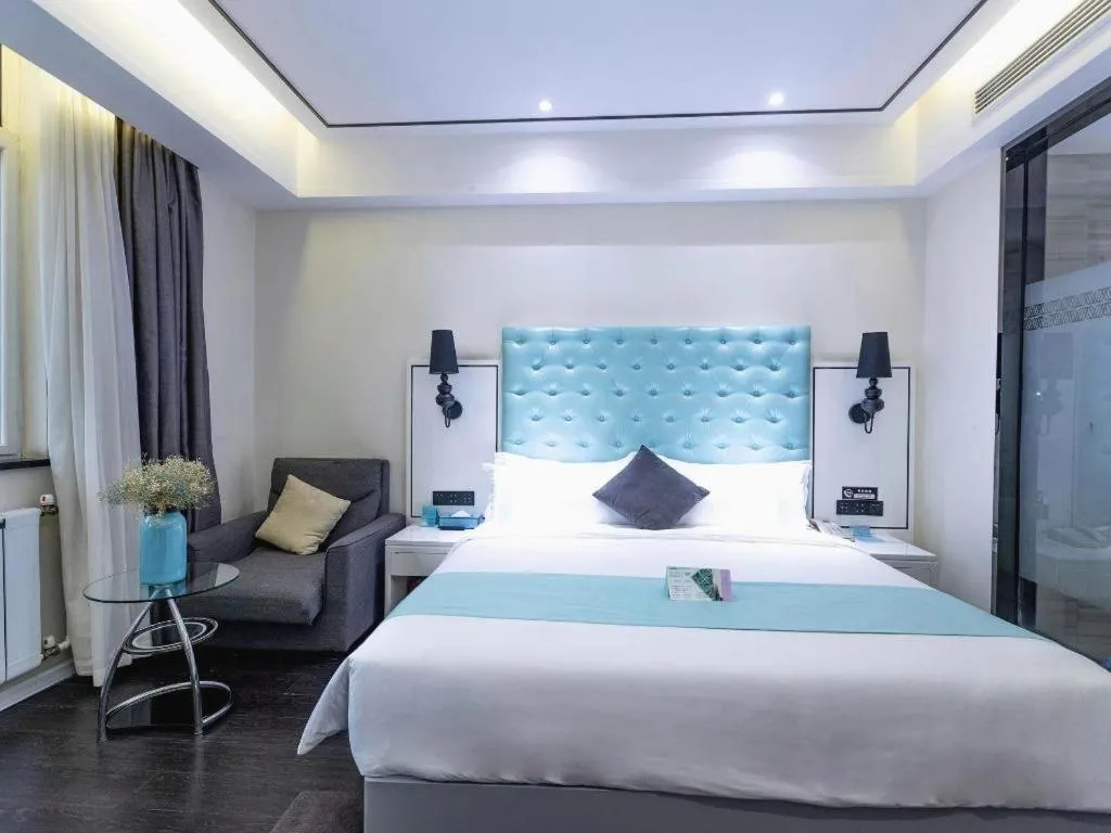 Bed in Xana Hotelle Xi'an GONG IP South Gate of Zhonglou