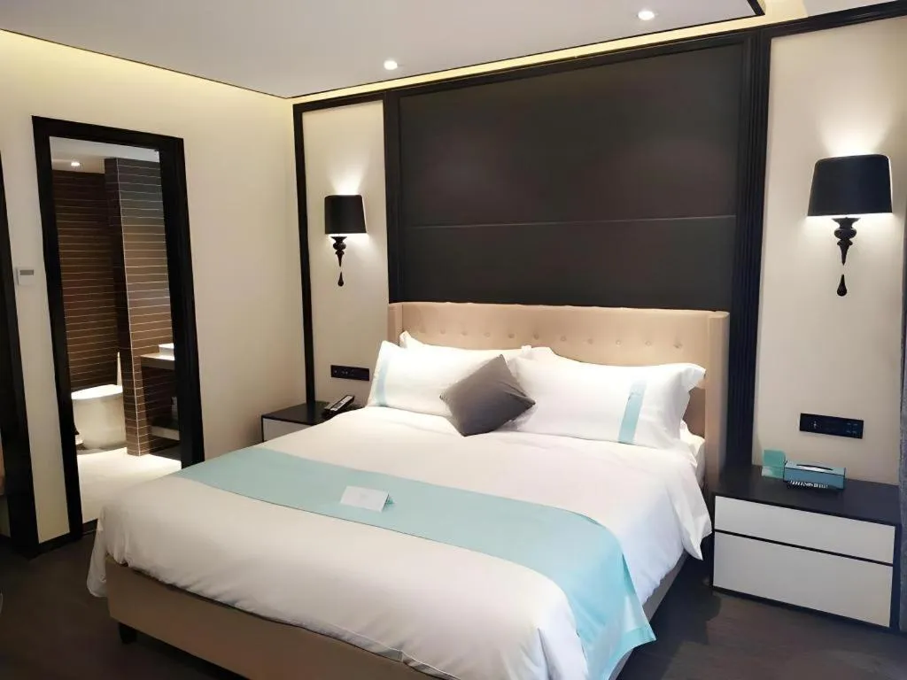 Bed in Xana Hotelle Jinan Daminghu North Gate