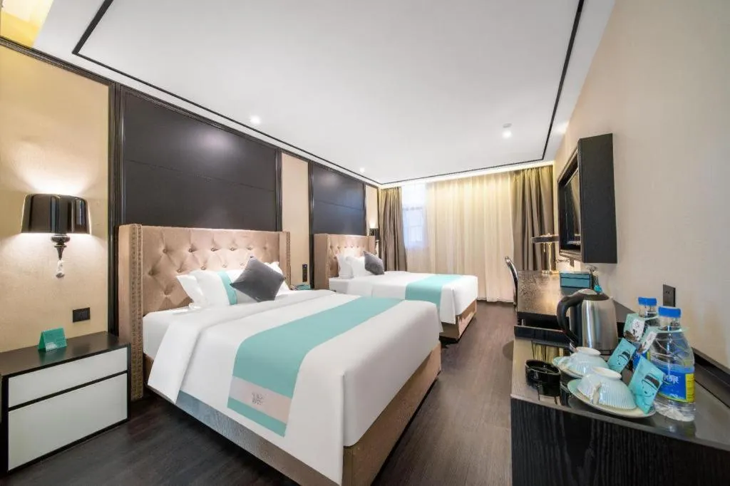 Bed in Xana Hotelle Jinan Daminghu North Gate