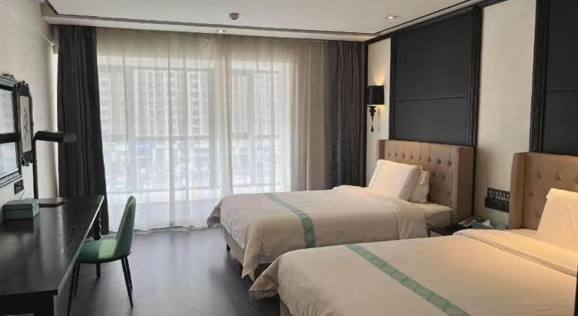 Bed in Xana Hotelle Jinan Daminghu North Gate