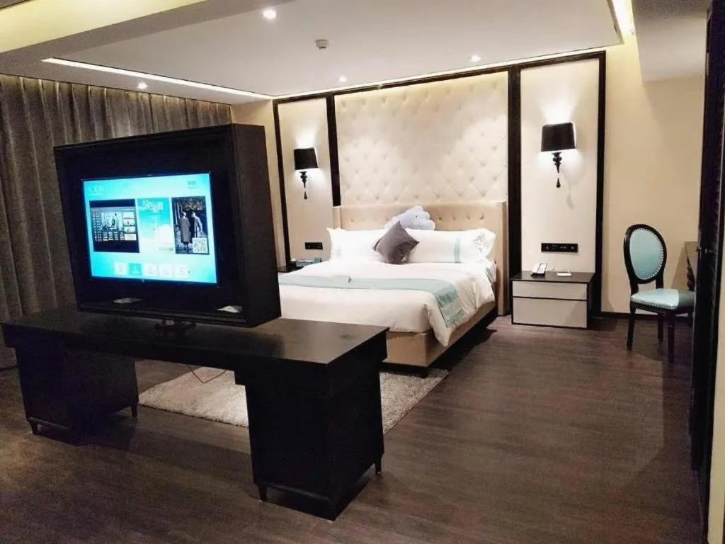 Bed in Xana Hotelle Jinan Daminghu North Gate