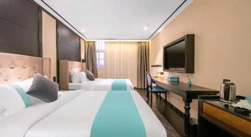 Bed in Xana Hotelle Jinan Daminghu North Gate