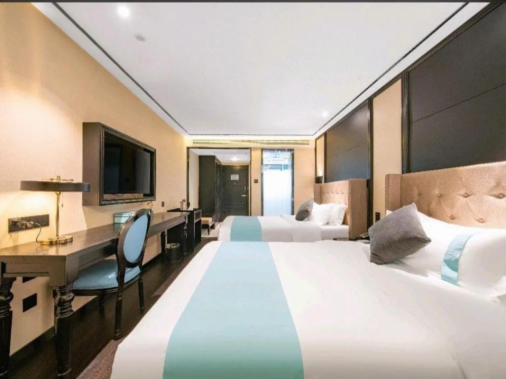 Bed in Xana Hotelle Jinan Daminghu North Gate