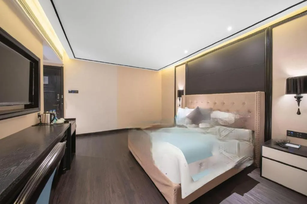 Bed in Xana Hotelle Jinan Daminghu North Gate