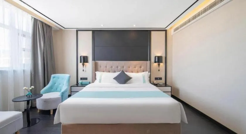 Bed in Xana Hotelle Jinan Daminghu North Gate