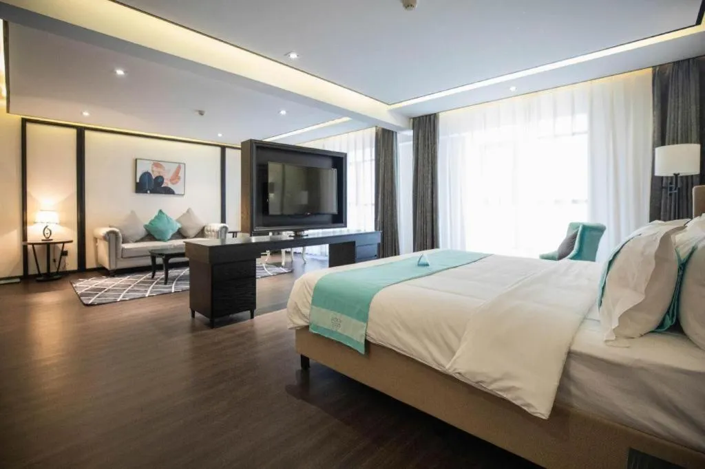 Bed in Xana Hotelle Jinan Daminghu North Gate