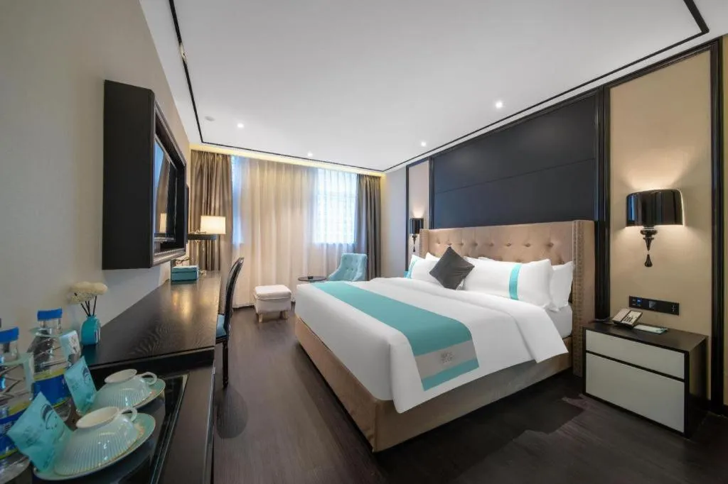 Bed in Xana Hotelle Jinan Daminghu North Gate