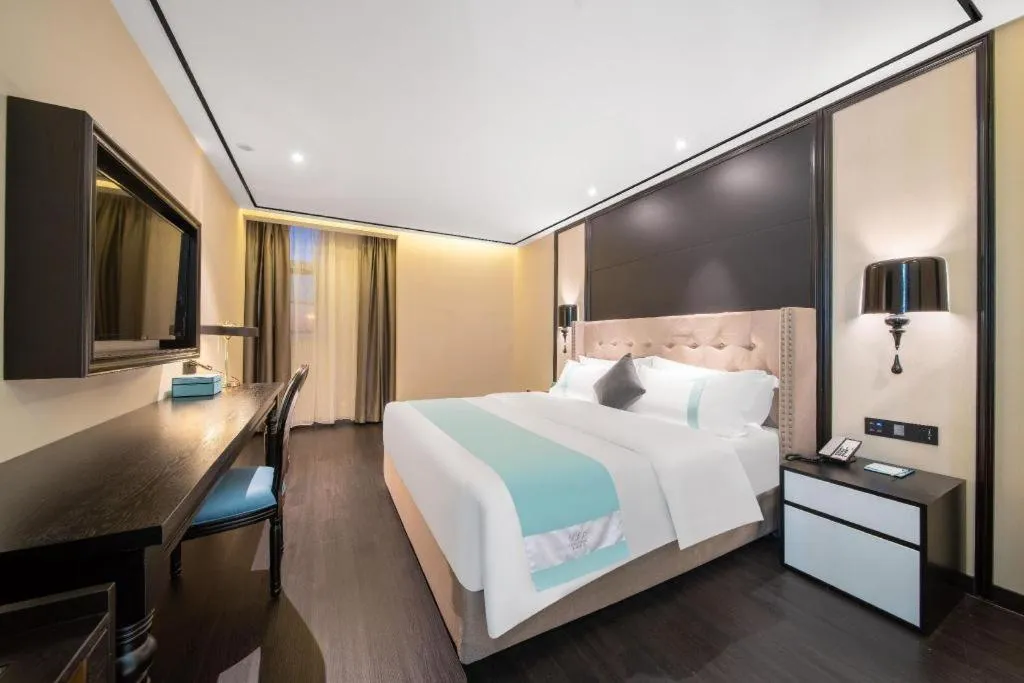 Bed in Xana Hotelle Jinan Daminghu North Gate