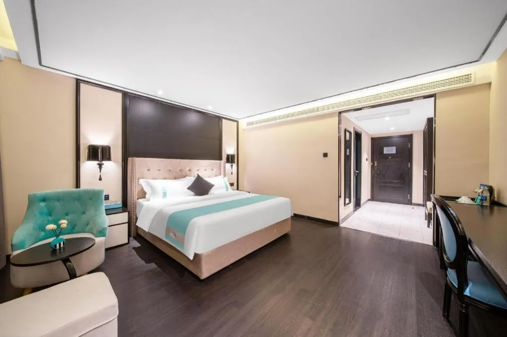 Bed in Xana Hotelle Jinan Daminghu North Gate