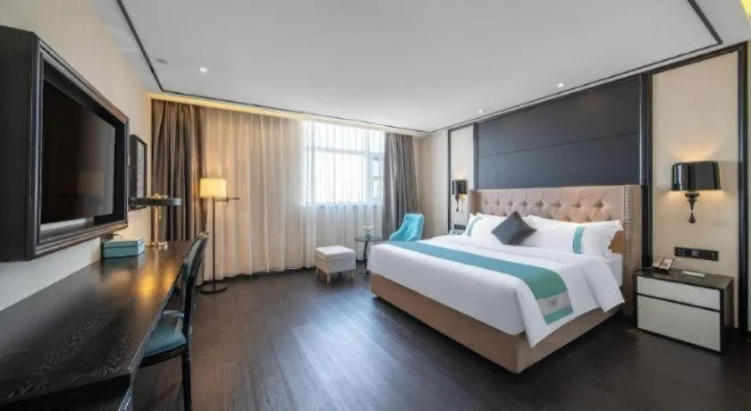 Bed in Xana Hotelle Jinan Daminghu North Gate