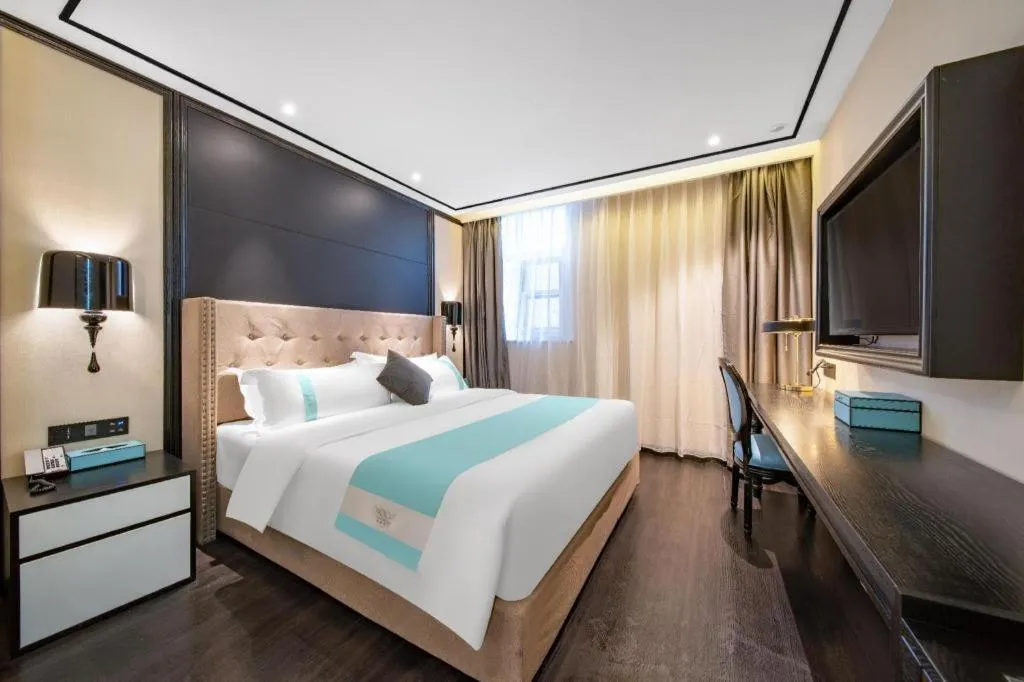 Bed in Xana Hotelle Jinan Daminghu North Gate