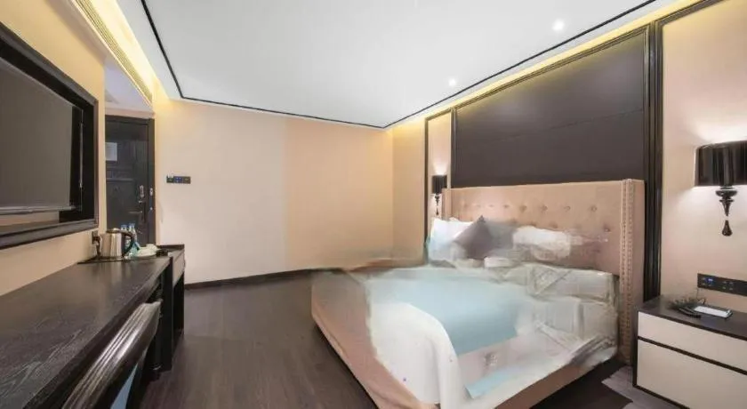 Bed in Xana Hotelle Jinan Daminghu North Gate