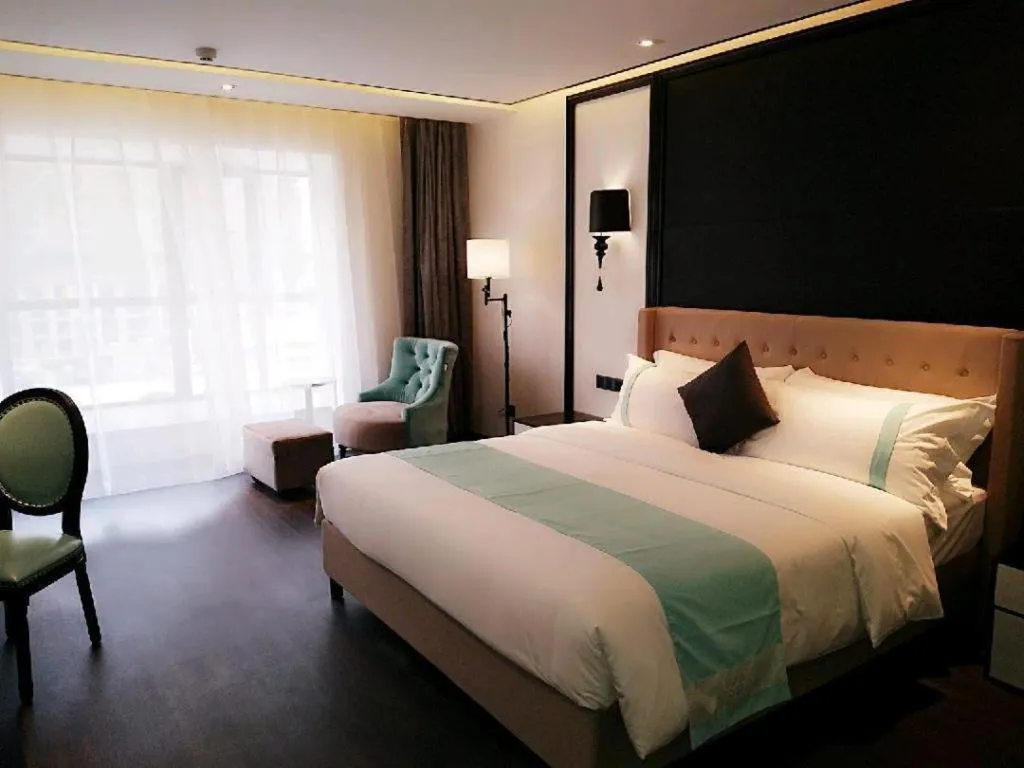 Bed in Xana Hotelle Jinan Daminghu North Gate