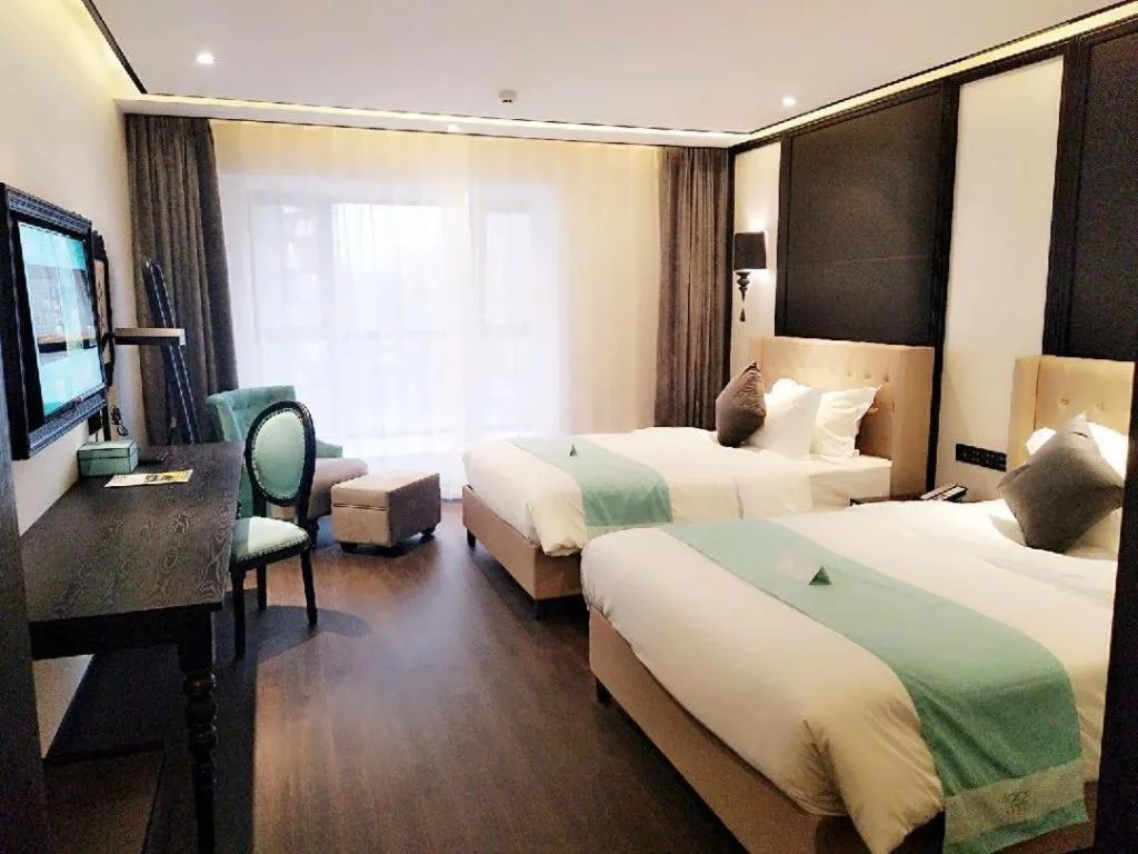 Bed in Xana Hotelle Jinan Daminghu North Gate