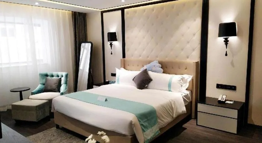 Bed in Xana Hotelle Jinan Daminghu North Gate