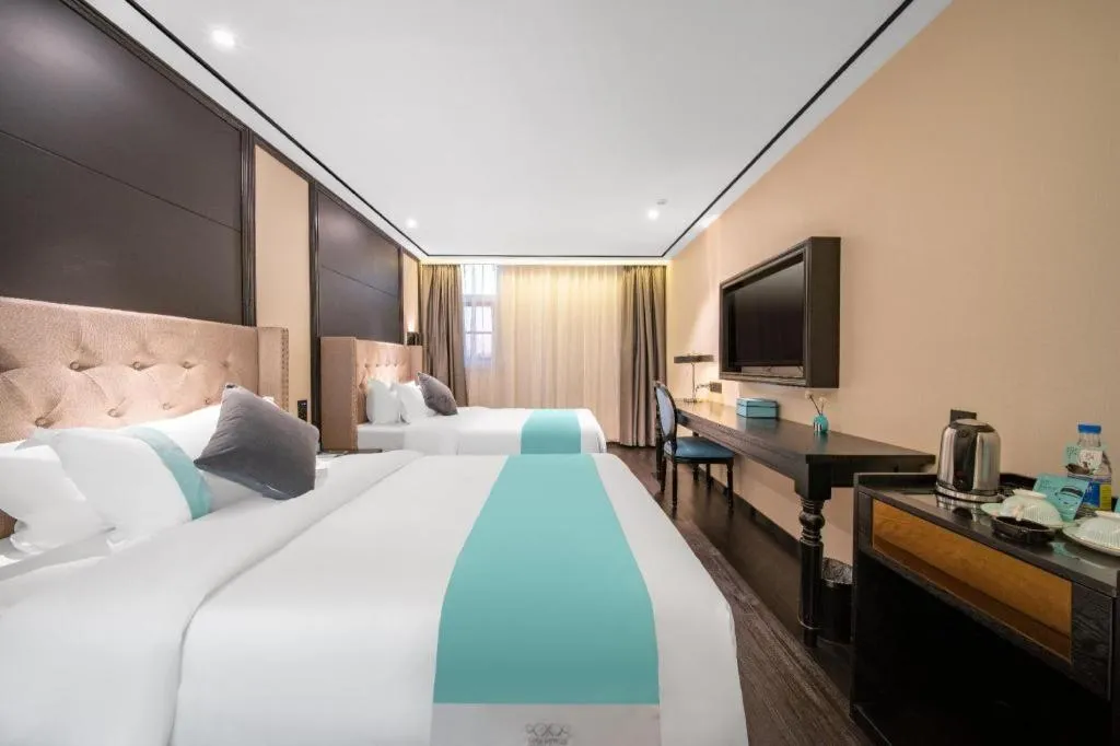 Bed in Xana Hotelle Jinan Daminghu North Gate