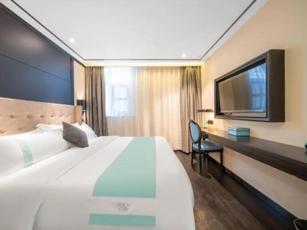 Bed in Xana Hotelle Jinan Daminghu North Gate