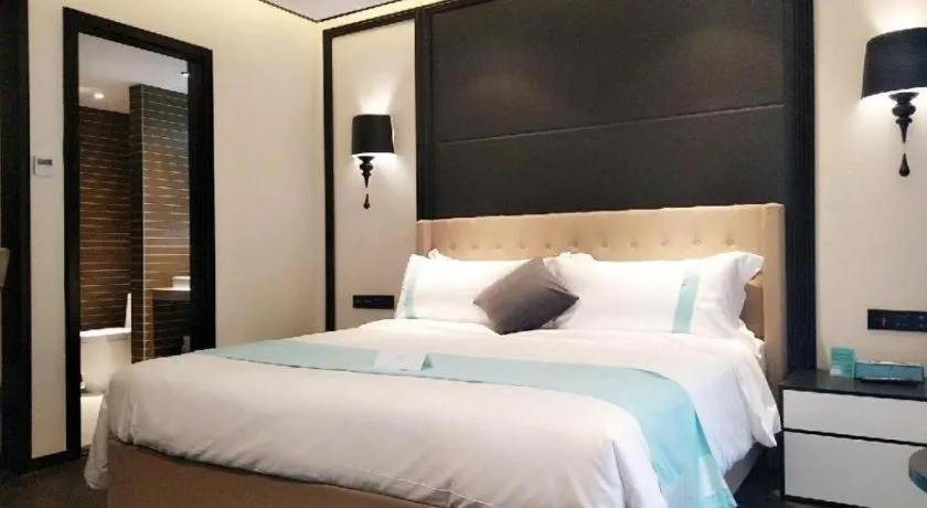 Bed in Xana Hotelle Jinan Daminghu North Gate