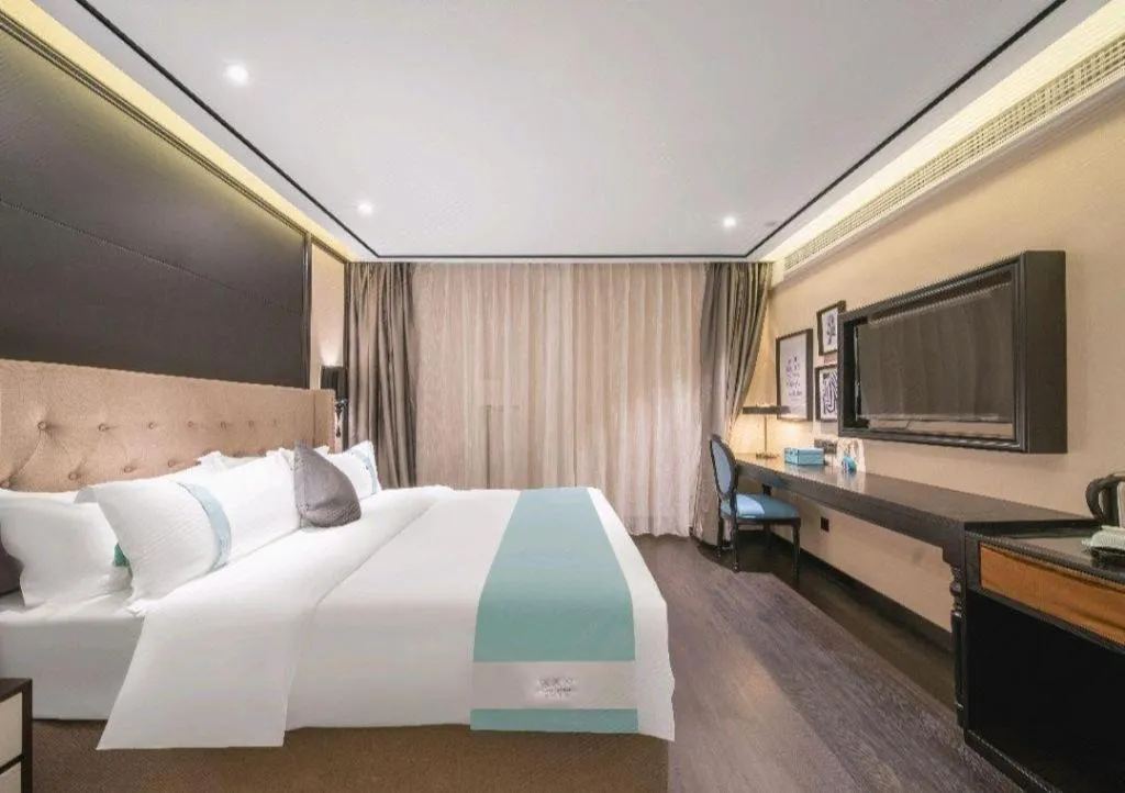 Bed in Xana Hotelle Jinan Daminghu North Gate