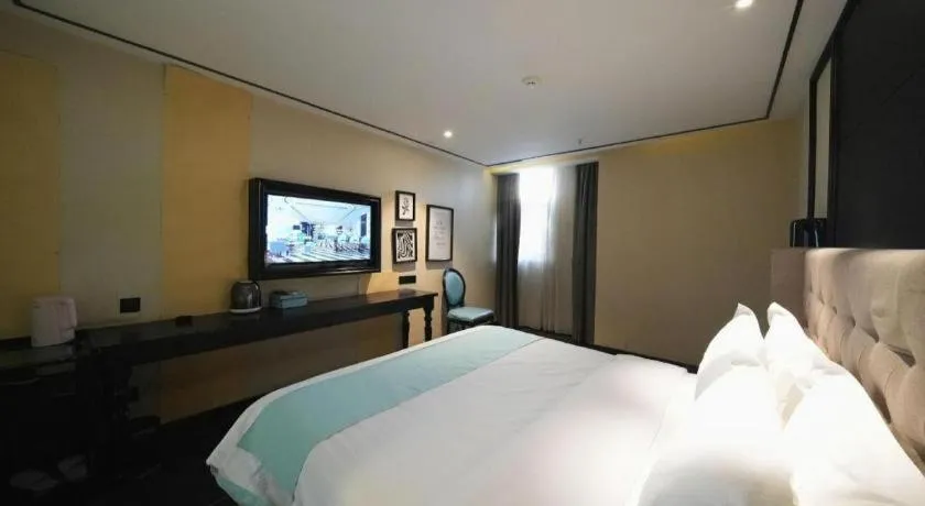 Bed in Xana Hotelle Jinan Daminghu North Gate