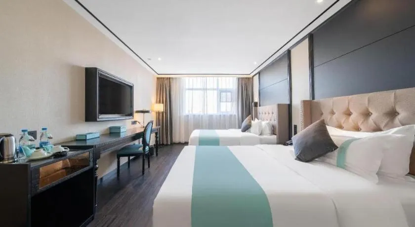 Bed in Xana Hotelle Jinan Daminghu North Gate