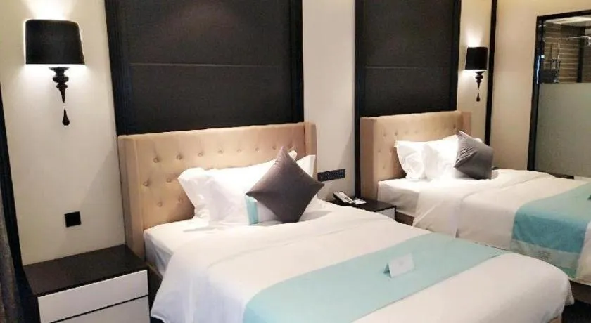 Bed in Xana Hotelle Jinan Daminghu North Gate