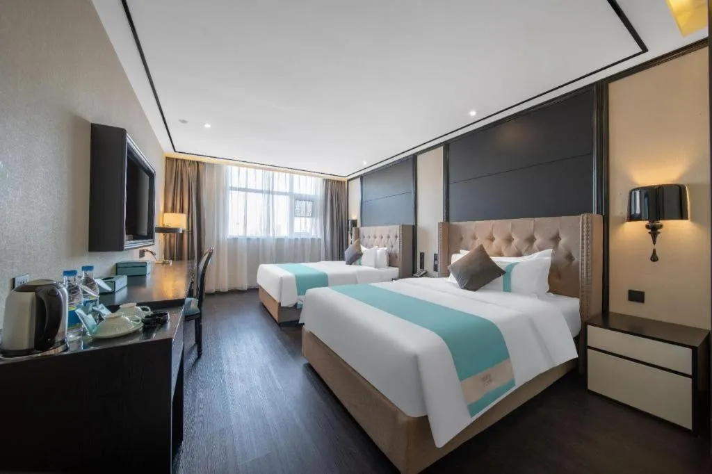 Bed in Xana Hotelle Jinan Daminghu North Gate