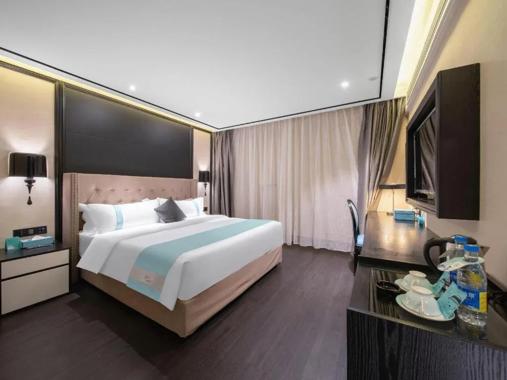 Bed in Xana Hotelle Jinan Daminghu North Gate