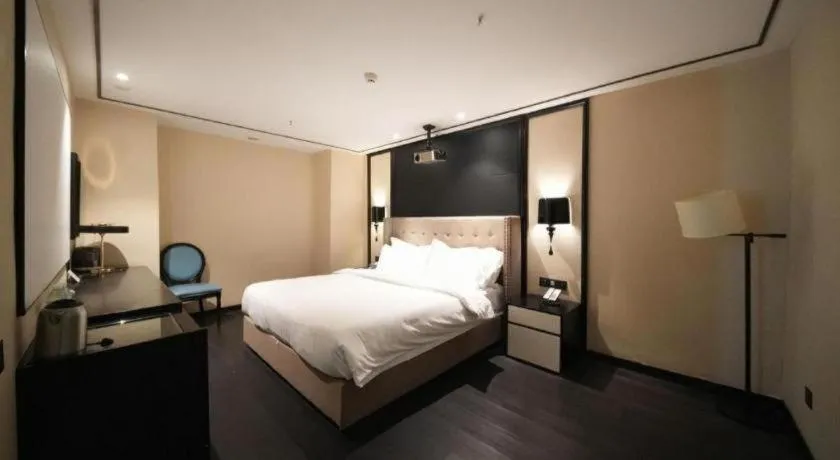 Bed in Xana Hotelle Jinan Daminghu North Gate