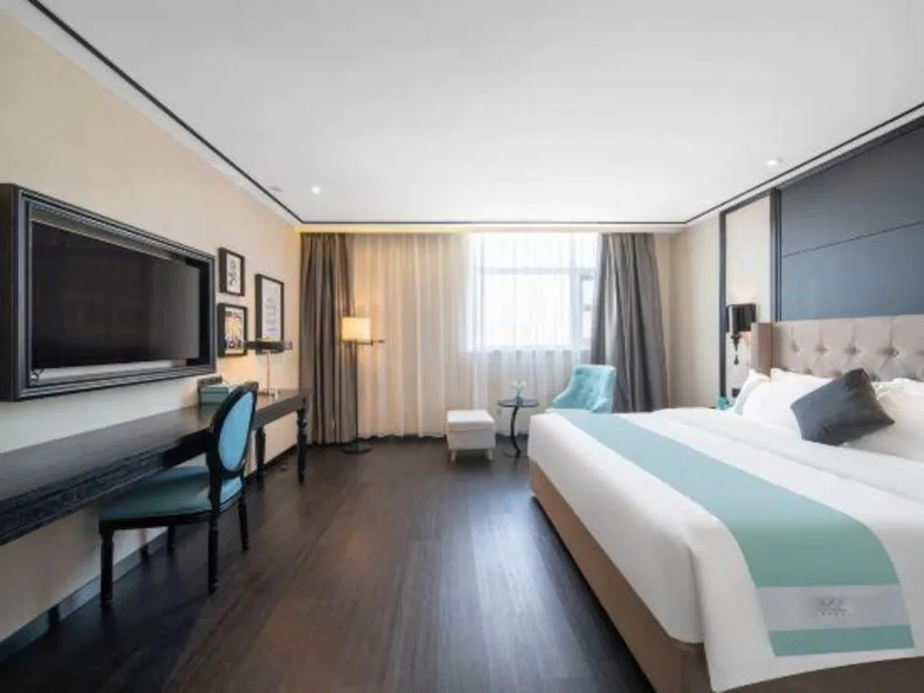 Bed in Xana Hotelle Jinan Daminghu North Gate