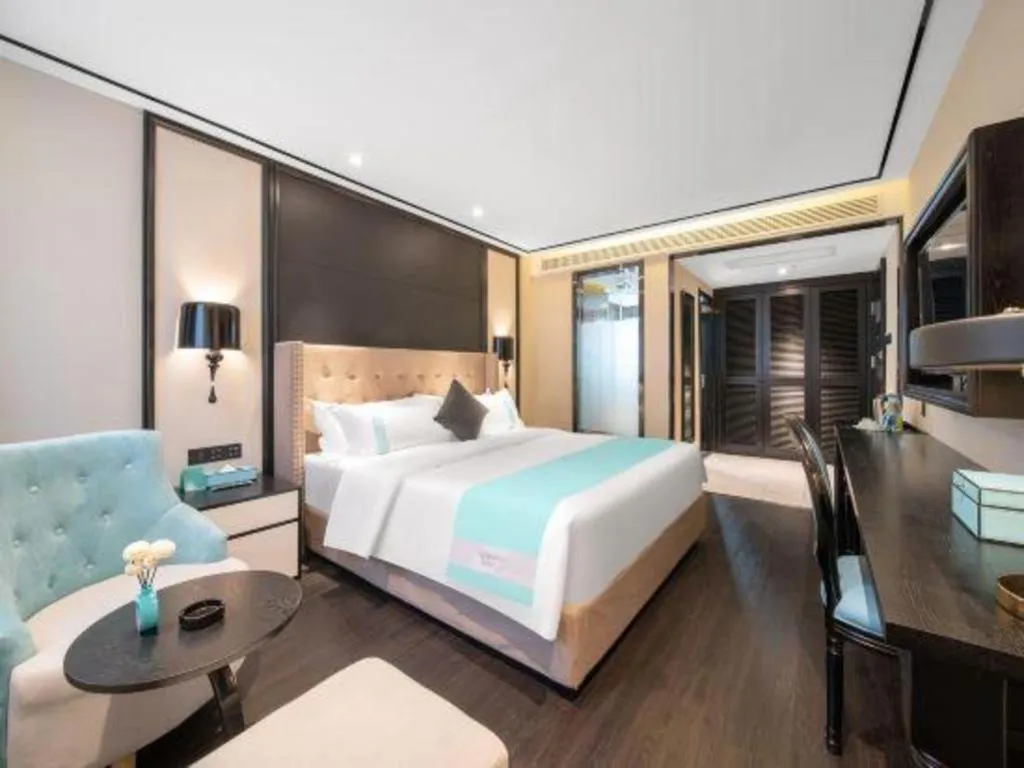 Bed in Xana Hotelle Jinan Daminghu North Gate