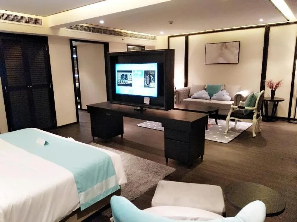 Bed in Xana Hotelle Jinan Daminghu North Gate