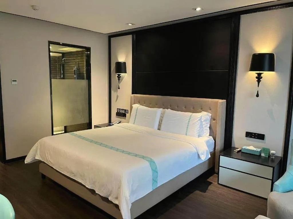 Bed in Xana Hotelle Jinan Daminghu North Gate