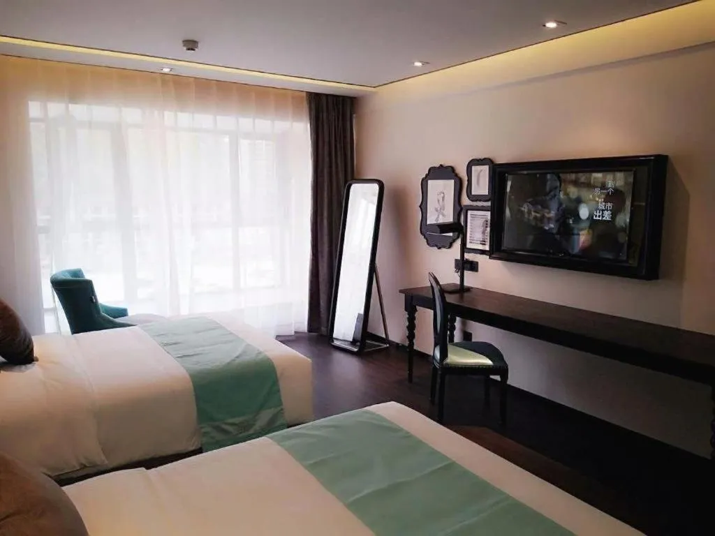 Bed in Xana Hotelle Jinan Daminghu North Gate