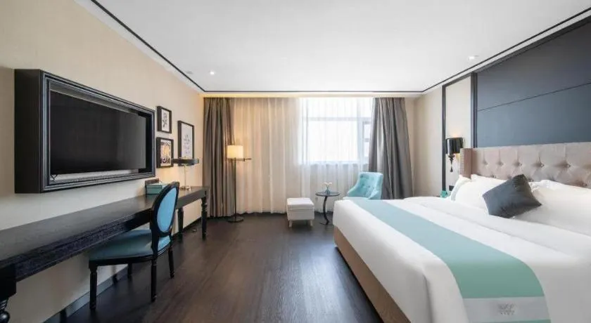 Bed in Xana Hotelle Jinan Daminghu North Gate